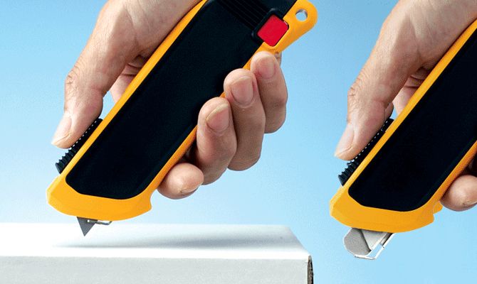 Bezpieczny nóż OLFA - idealny do magazynu i przemysłu