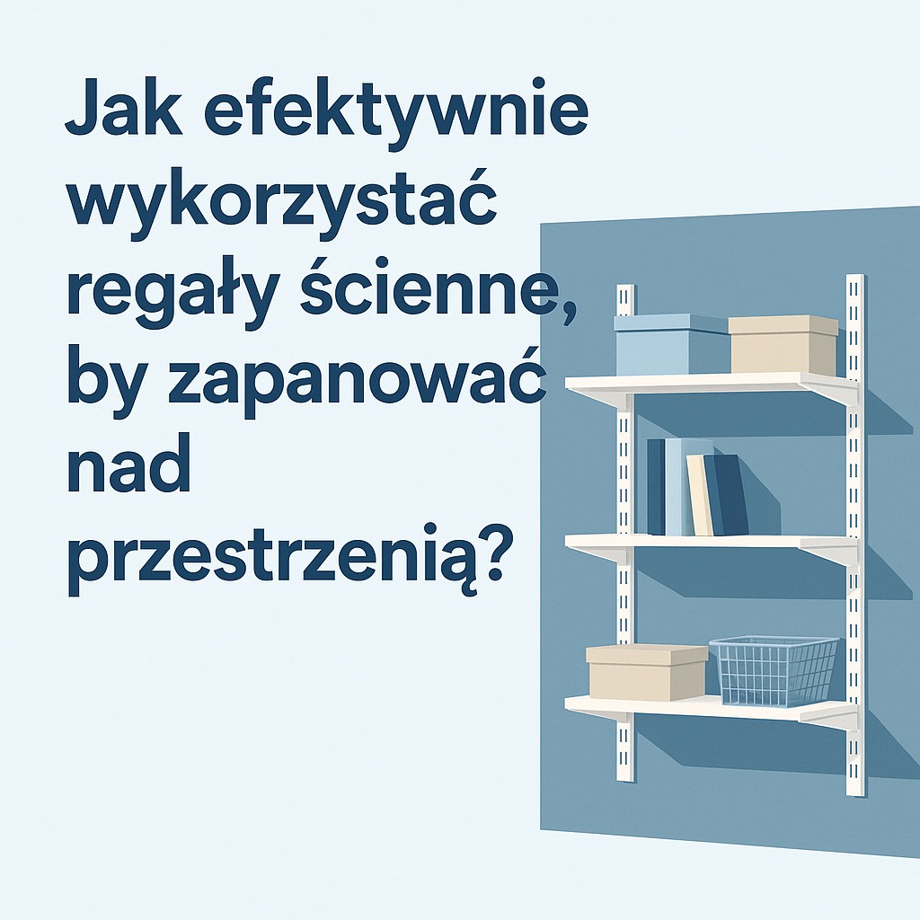 Jak zorganizować przestrzeń z pomocą regałów ściennych?
