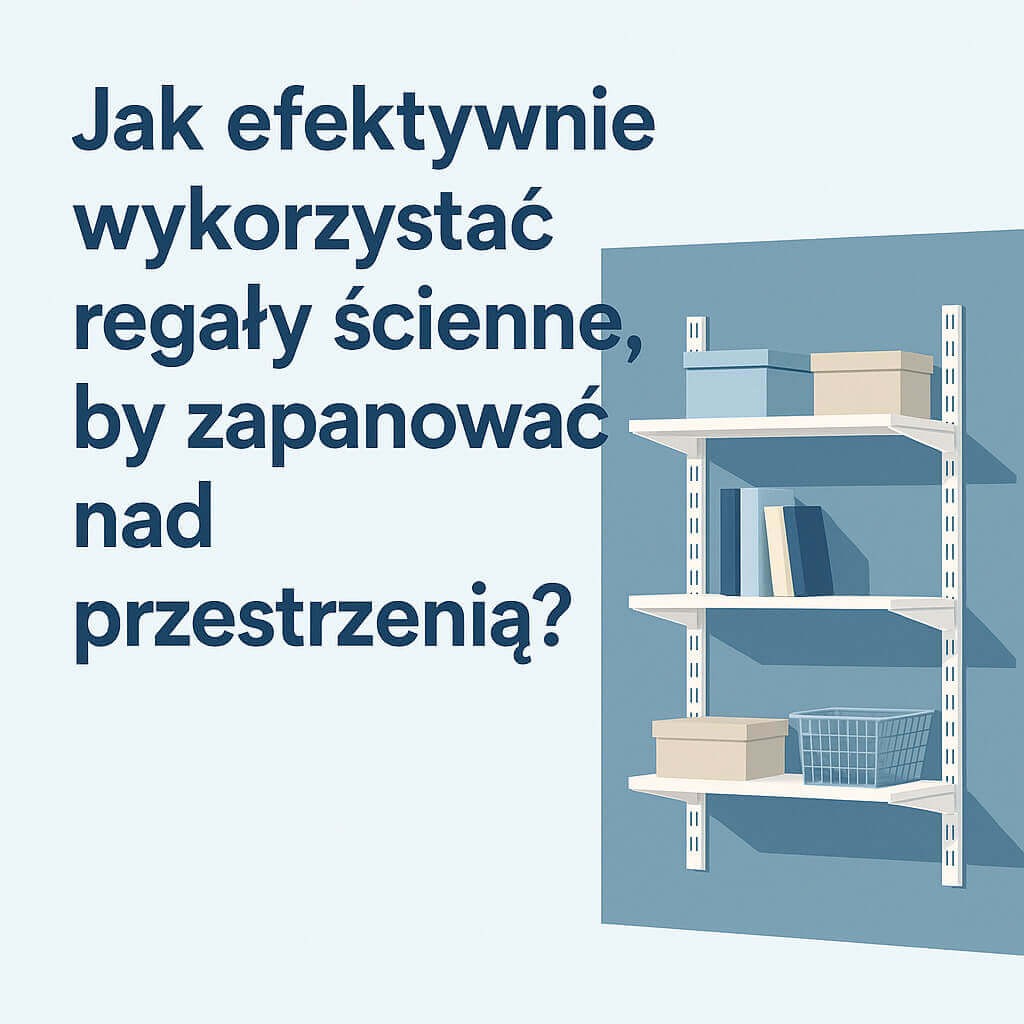 Jak zorganizować przestrzeń z pomocą regałów ściennych?